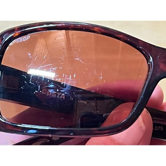 Costa Del Mar Islamorada IL 10 Women's sunglasses.  Tortoise shell print. w case - Picture 7 of 7